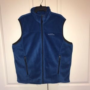 Eddie Bauer Fleece Vest- XL Blue